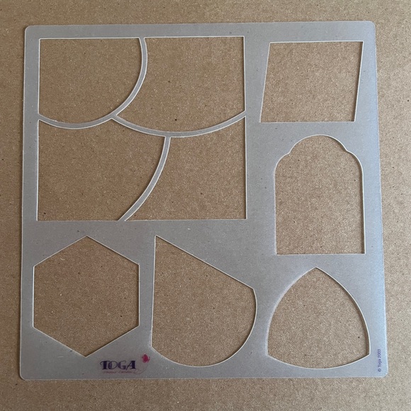 Set of 5 Stencils ~ Toga 12 x 12 scrapbooking collage art crafts - Picture 5 of 6